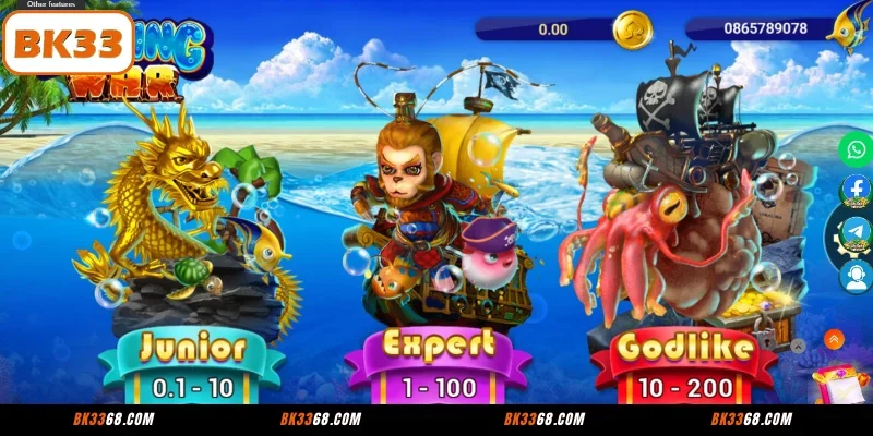 Basic Fishing War BK33 gameplay guide for you