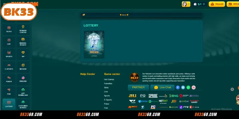 Introduction to Lottery at BK33